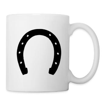 hufeisen - Tasse - Weiß - Rechts