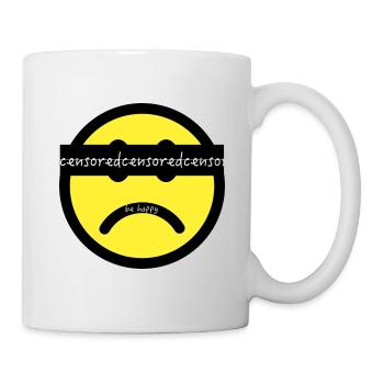 smiley - Mug blanc - blanc - Droite