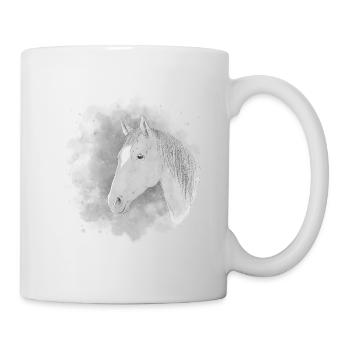 cheval - Mug blanc - blanc - Droite