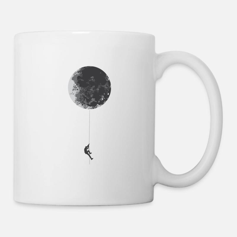Mond - Tasse - Weiß