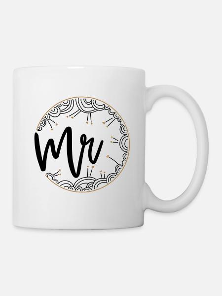 MR / Mr + Mrs Duo - Mug - white