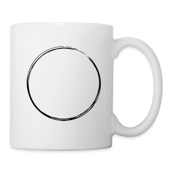 Kreis - Tasse - Weiß - Rechts