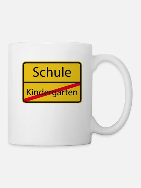 Schule Kindergarten Schulfrei Ferien Endlich - Tasse - Weiß