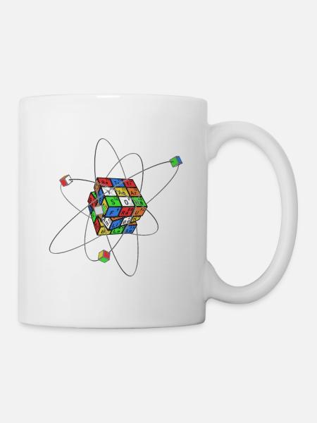 Cubes élémentaires - Mug blanc - blanc