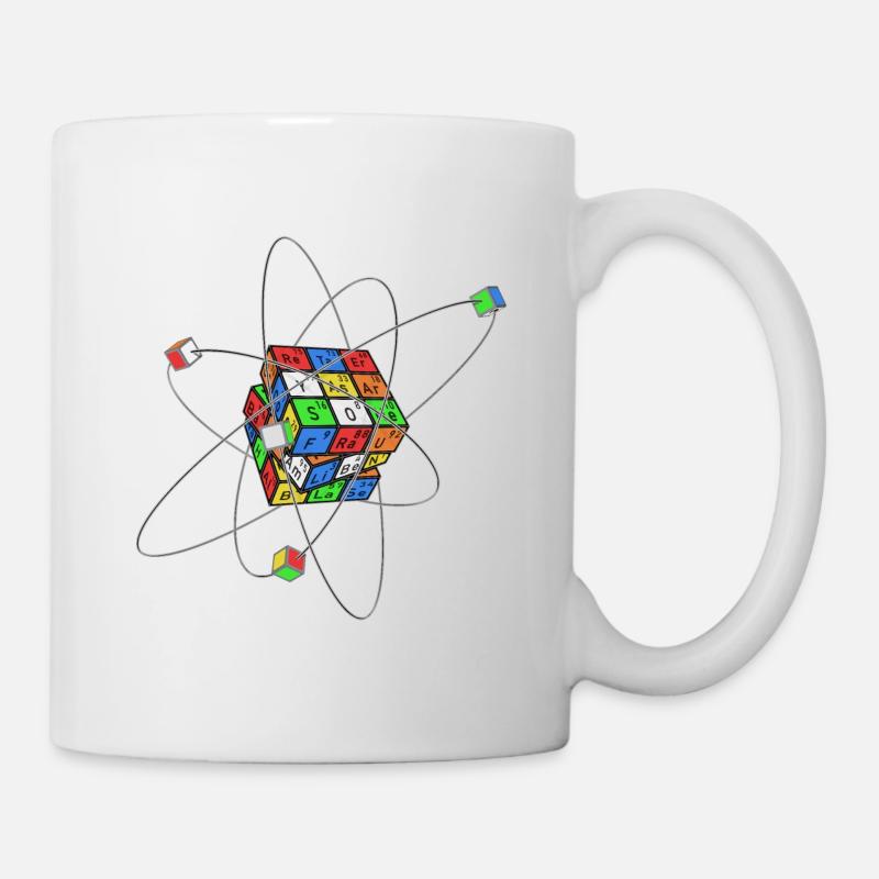 Cubes élémentaires - Mug blanc - blanc