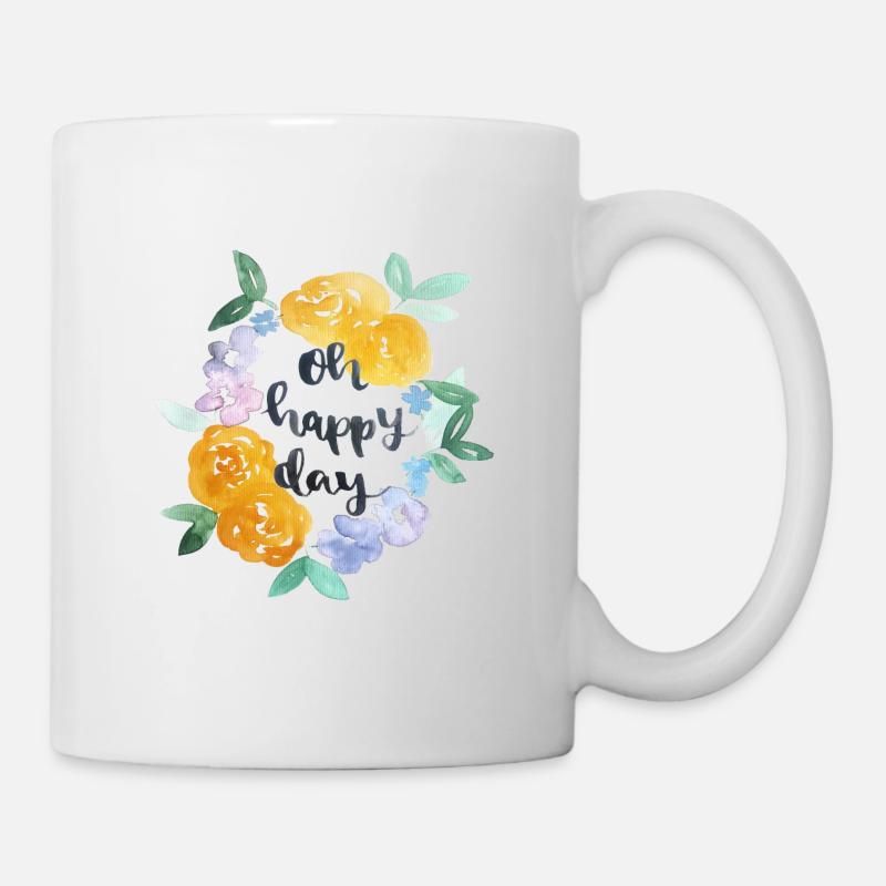 Bonne journée - Mug blanc - blanc