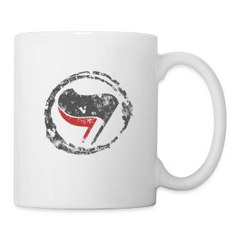 ANTIFA ACTIVIST FIGHTERS JUSTICE RIOTS - Mug - white - Right