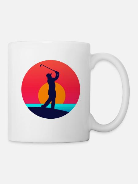 Golf - Tasse - Weiß