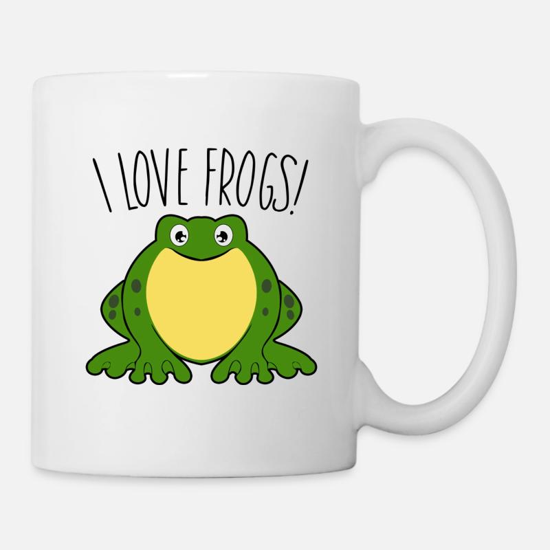 I love Frogs - Mug - white