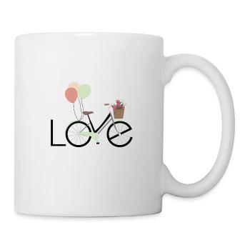 I Love My Bike Design - Tasse - Weiß - Rechts