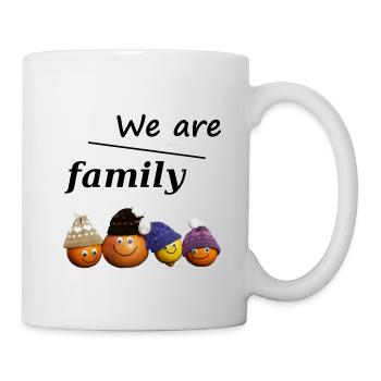 Nous sommes famille - Mug blanc - blanc - Droite