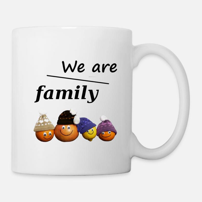 Nous sommes famille - Mug blanc - blanc
