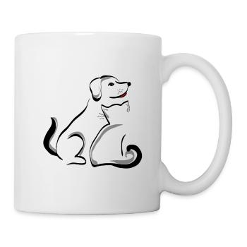 Dog and cat - Mug - white - Right