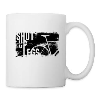 Rennrad Limit Shut Up Legs - Tasse - Weiß - Rechts