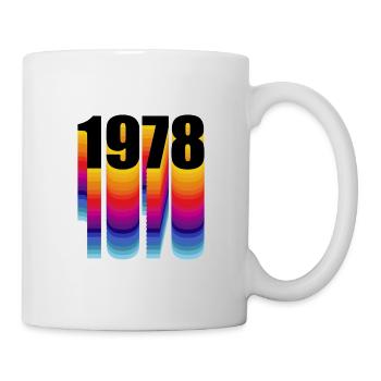 1978 année de naissance - Mug blanc - blanc - Droite