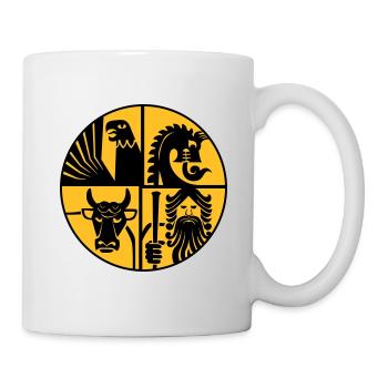 Nordisches Zimmer - Tasse - Weiß - Rechts