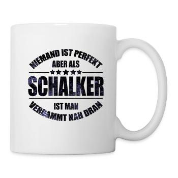 Schalker Fan Design Geschenkidee - Tasse - Weiß - Rechts