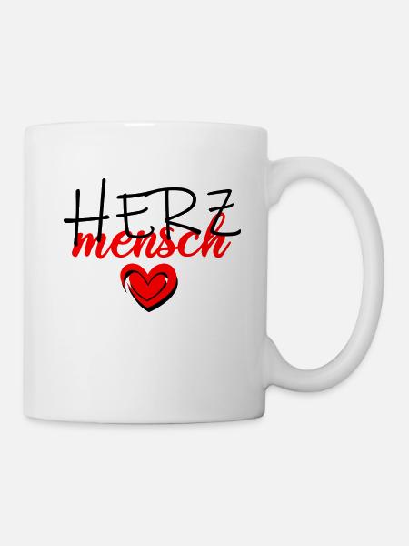 Homme de cœur - Mug blanc - blanc