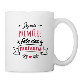 première fête des mères - Mug blanc - blanc - Droite