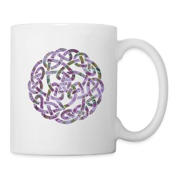 noeud celtique 5 e 230 - Mug blanc - blanc - Droite