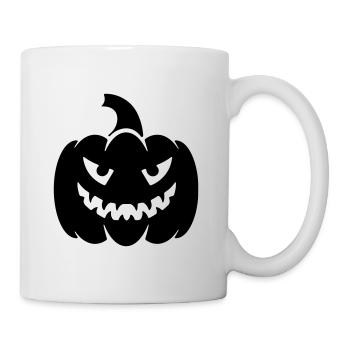 Pumpkin Halloween head / pumpkin halloween head - Mug - white - Right