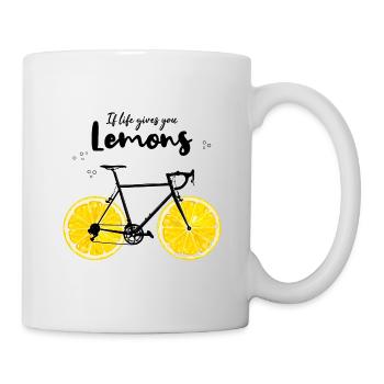 If life gives you lemons roadbike design - Mug - white - Right
