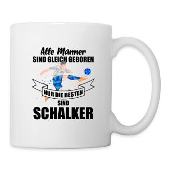 Nur die Besten sind Schalker | Schalker Fan Design - Tasse - Weiß - Rechts