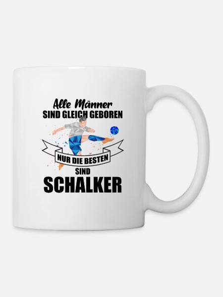 Nur die Besten sind Schalker | Schalker Fan Design - Tasse - Weiß