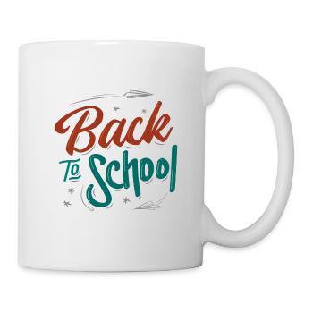 Retour à l’école - Mug blanc - blanc - Droite