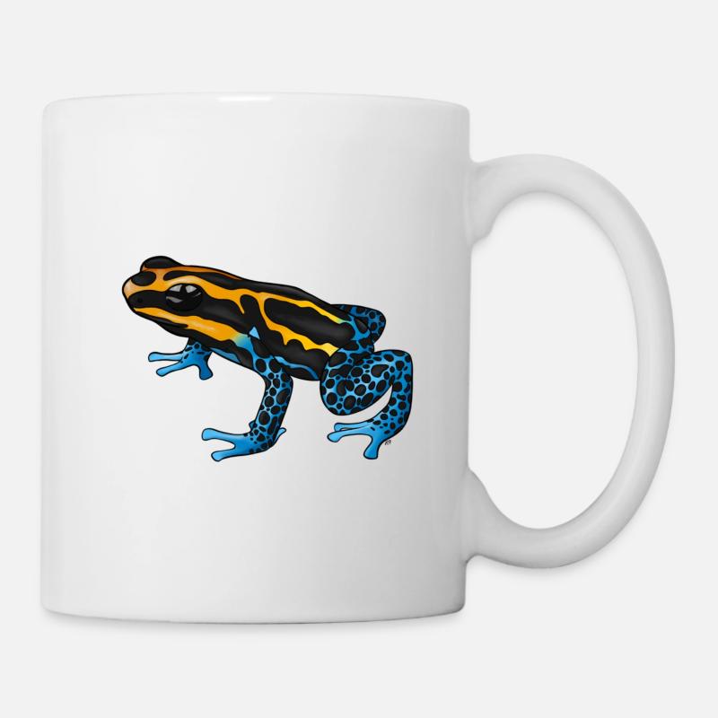 Grenouille de dard poison (Ratinomeya variabilis) - Mug blanc - blanc