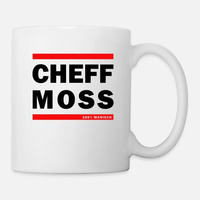 cheffmoss - 100% maniaque - casting - femme - Mug blanc - blanc