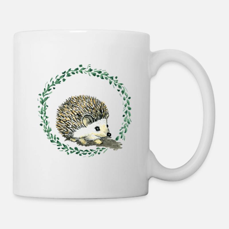 Igel - Tasse - Weiß