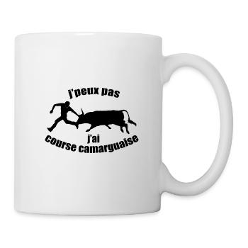 J'ai course camarguaise taureau cocardier biòu arl - Mug blanc - blanc - Droite