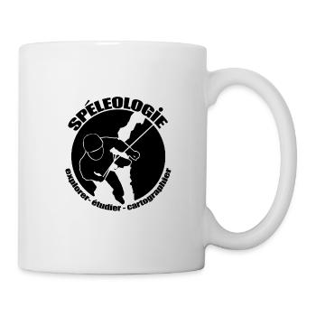 Spéléologie visiter les grottes souterraines - Mug blanc - blanc - Droite