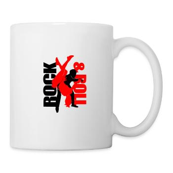Akrobatischer Rock Dance Rock'n'Roll Dance Paar - Tasse - Weiß - Rechts