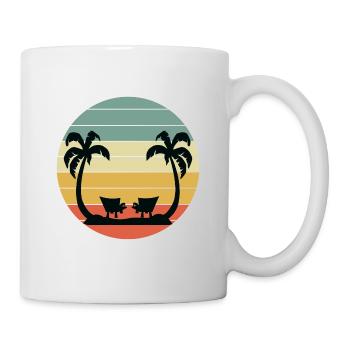 Summer Holidays - Tasse - Weiß - Rechts