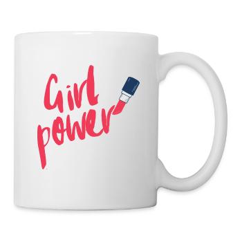 Frauenpower - Tasse - Weiß - Rechts