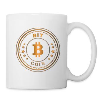 Bitcoin Digital Currency Make Money Shirt - Tasse - Weiß - Rechts