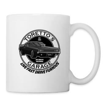 Toretto's Garage | Tuner Workshop - Mug - white - Right