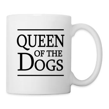 Chien maîtresse amateur de chien mama chien gardienne - Mug blanc - blanc - Droite