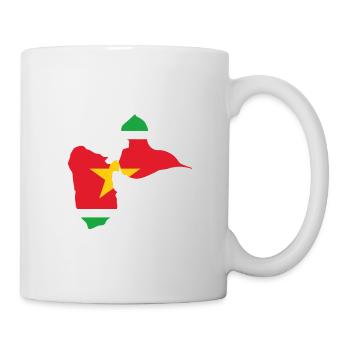 T-Shirt Guadeloupe - Geschenkidee - Tasse - Weiß - Rechts
