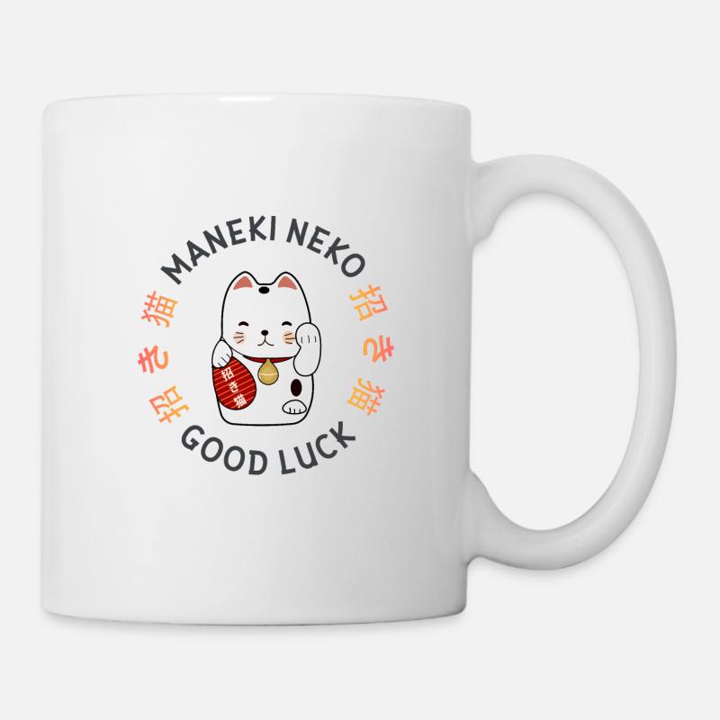 Lucky Cat - Mug - white