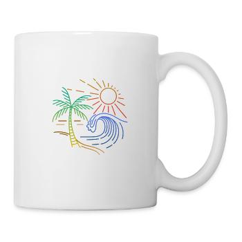 Colombia Paradise - Tasse - Weiß - Rechts