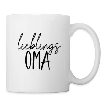 Lieblings Oma - Tasse - Weiß - Rechts