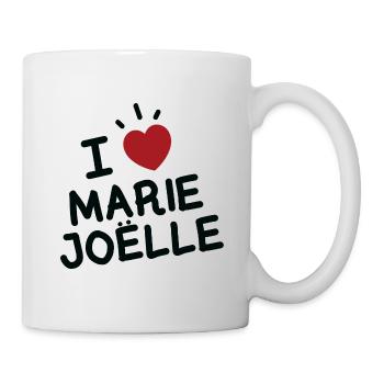 I love Marie-Joelle - Mug blanc - blanc - Droite
