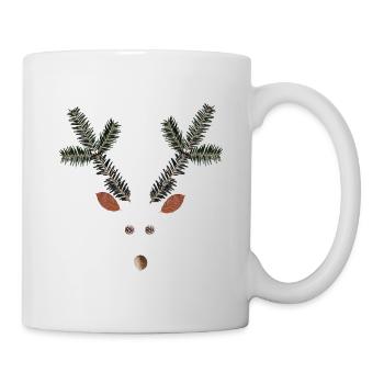 Noël des rennes - Mug blanc - blanc - Droite