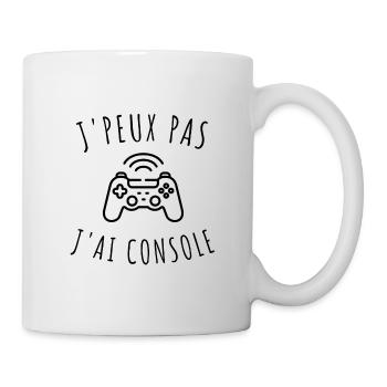 J'peux pas j'ai console t-shirt enfant - Mug blanc - blanc - Droite