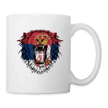 Serbie - Mug blanc - blanc - Droite
