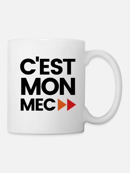 C'est mon mec - Mug blanc - blanc