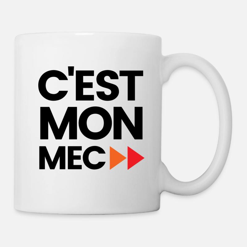 C'est mon mec - Mug blanc - blanc